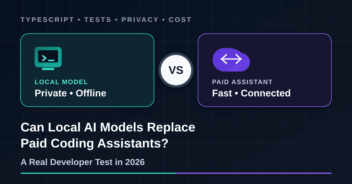 Local AI model compared with a paid coding assistant in a real developer test